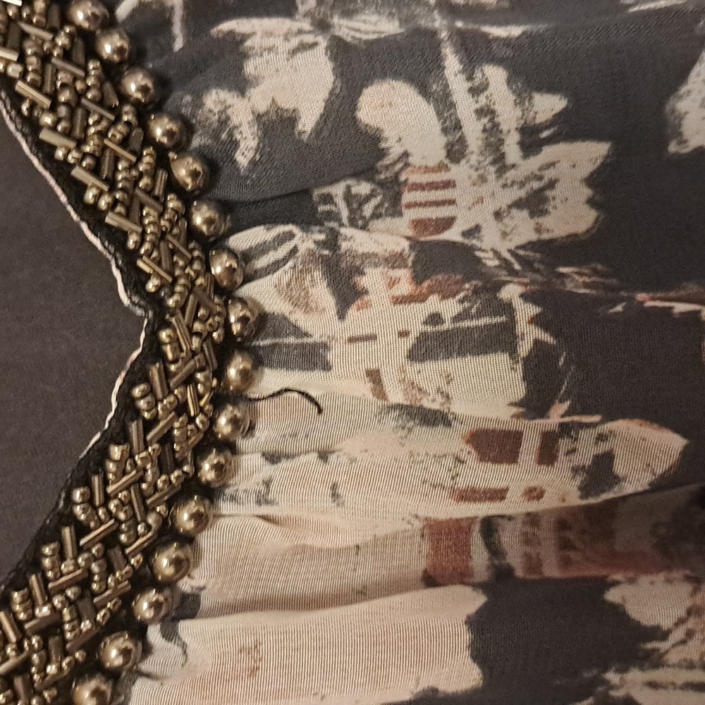 Abstract Floral Tank - Picture 2 of 2